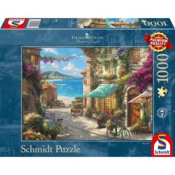 Puzzle Caf‚ sur la Riviera italienne, 1000 pcs