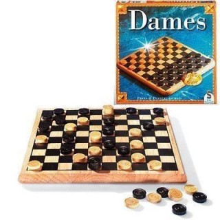 Dames bois tradition - jeu de société - SCHMIDT AND SPIELE
