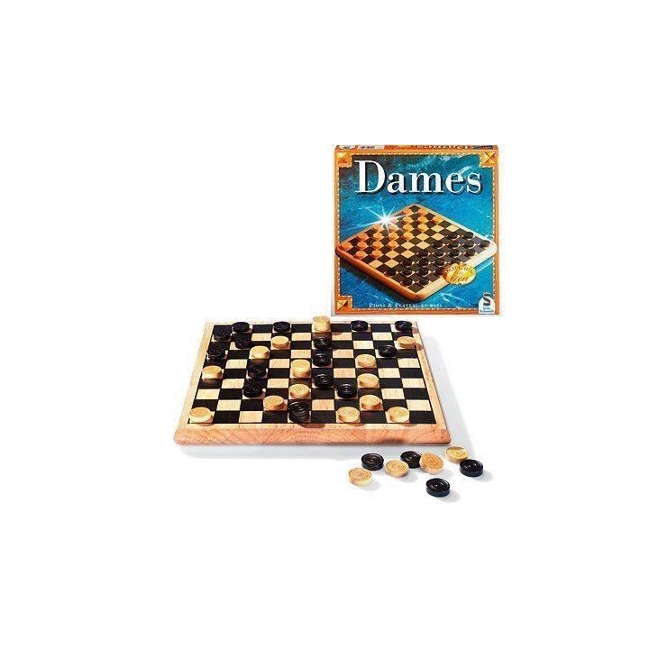Dames bois tradition - jeu de société - SCHMIDT AND SPIELE