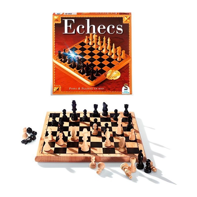 Echecs bois tradition - Jeu de société - SCHMIDT AND SPIELE