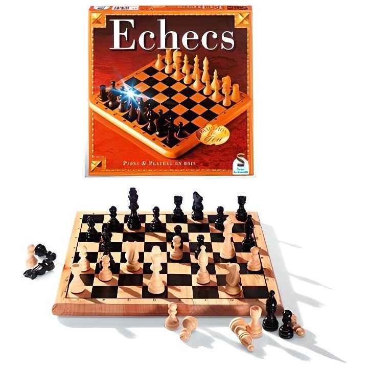 Echecs bois tradition - Jeu de société - SCHMIDT AND SPIELE