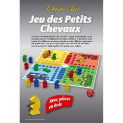 Jeu des Petits Chevaux - Jeu de société - Classic line - Pieces en bois - SCHMIDT AND SPIELE