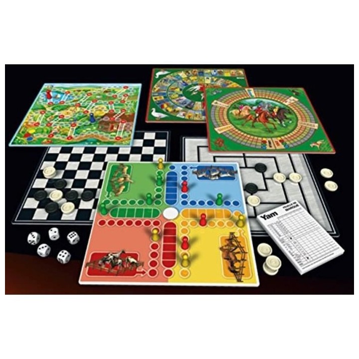 SCHMIDT AND SPIELE - Coffret 100 jeux de société classiques