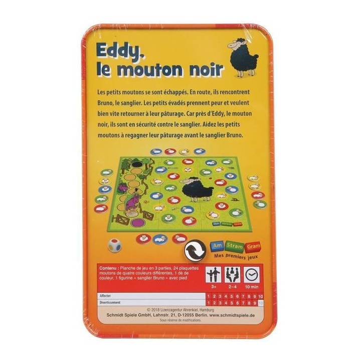 Eddy le mouton noir - Jeu de poche - Am Stram Gram - A partir de 3 ans