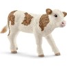 Schleich Figurine 13802 - Animal de la ferme - Veau Simmental