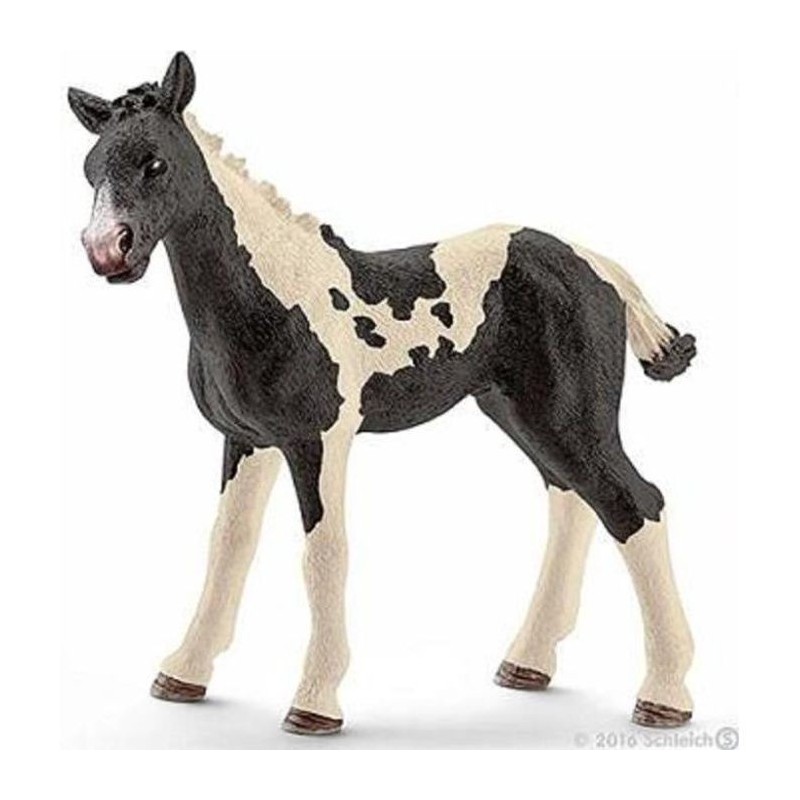 Schleich Figurine 13803 - Animal de la ferme - Poulain Pinto