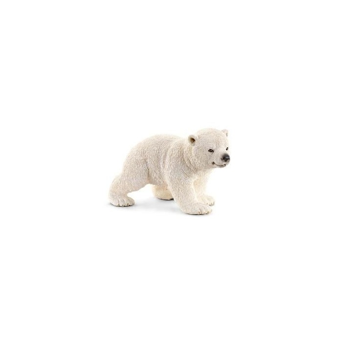 SCHLEICH Figurine 14708 - Animal sauvage - Ourson polaire, marchant