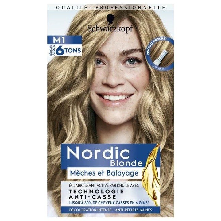 SCHWARZKOPF Coloration Permanente Nordic Blonde - Meches et Balayage U