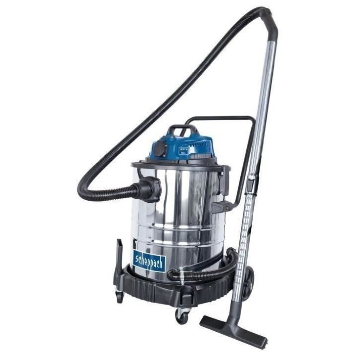 Aspirateur eau et poussiere Scheppach - ASP50-ES - Cuve inox 50L - 140