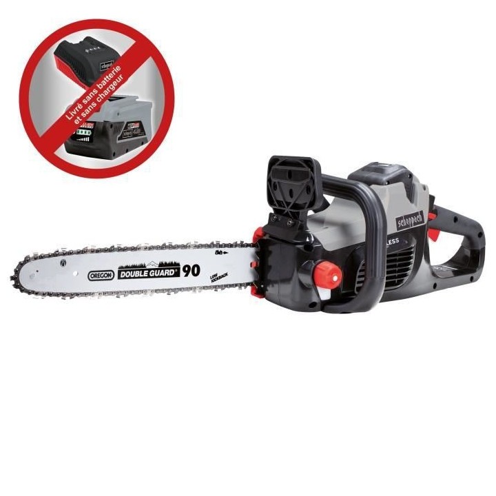 Tronçonneuse sans fil SCHEPPACH 40V - Sans batterie sans chargeur - C