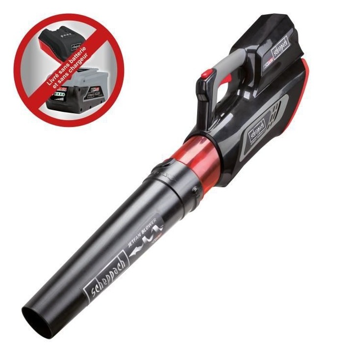 Souffleur sans fil SCHEPPACH 40V - Sans batterie sans chargeur - BAB15