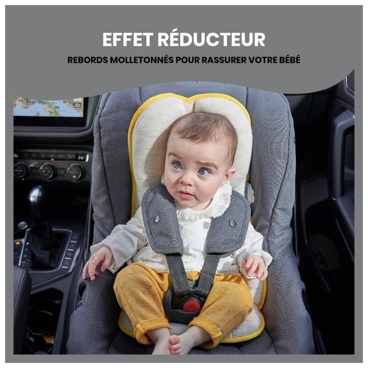 Babymoov Cosymorpho Fresh Smokey, Réducteur universel respirant, 0 -