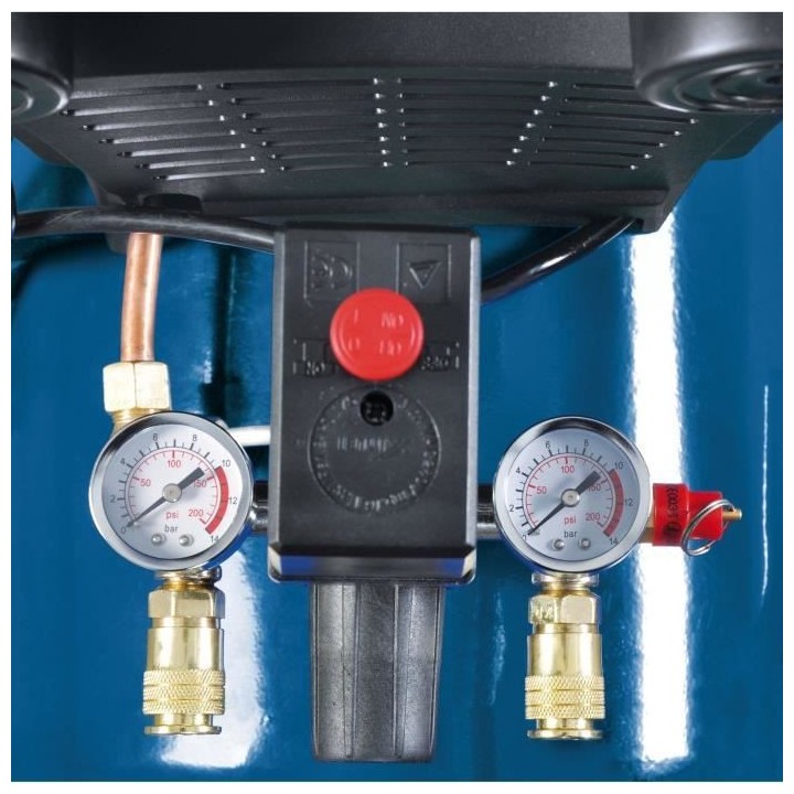 Compresseur d'air horizontal a double cylindres Scheppach HC105DC - 10