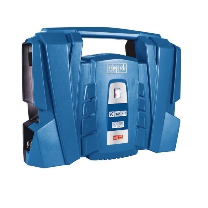 Compresseur d'air portatif Scheppach AIR FORCE 4 - 1100 W - 8 bars (Li