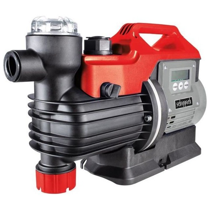 Pompe a eau SCHEPPACH 1000 W - 4 400L/h - GP1000JET LCD
