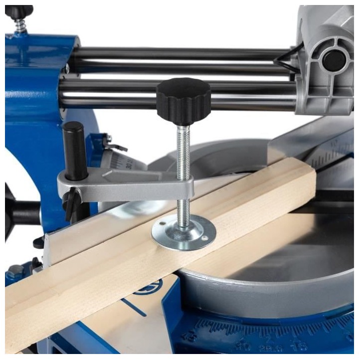 Scie a onglet multi-matériaux radiale SCHEPPACH 254 mm avec piétemen