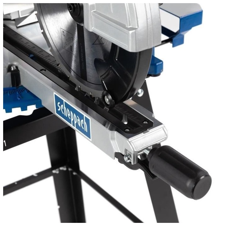 Scie a onglet multi-matériaux radiale SCHEPPACH 254 mm avec piétemen