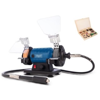 Tour a meuler et a polir SCHEPPACH HG35 avec flexible - 120W - Ø 75 m