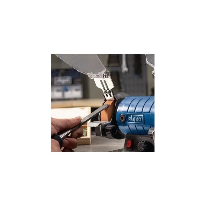 Tour a meuler et a polir SCHEPPACH HG35 avec flexible - 120W - Ø 75 m