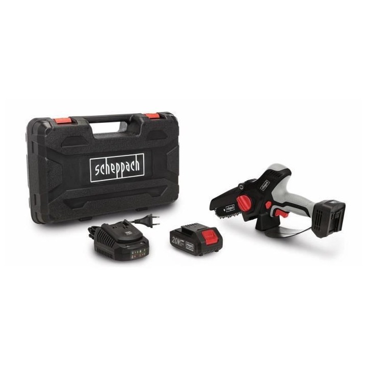 Tronçonneuse a batterie SCHEPPACH CBS260-20Li - 20V Brushless et long
