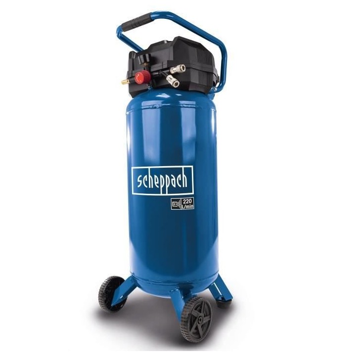 Compresseur d'air vertical Scheppach HC51V - 50L - 1500 W - 10 bars -