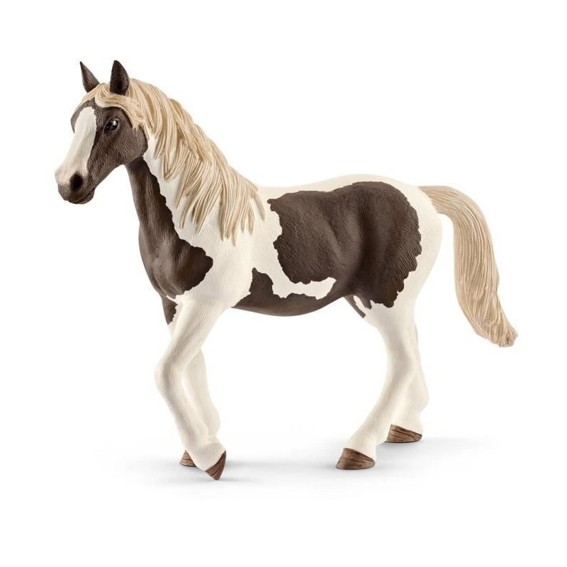 Schleich Figurine 13830 - Animal de la ferme - Jument Pinto