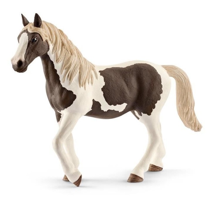 Schleich Figurine 13830 - Animal de la ferme - Jument Pinto