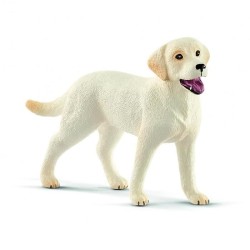 SCHLEICH - Figurine Promenade avec labrador retriever