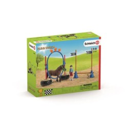 SCHLEICH Course d'agility pour Poney - Pour enfant