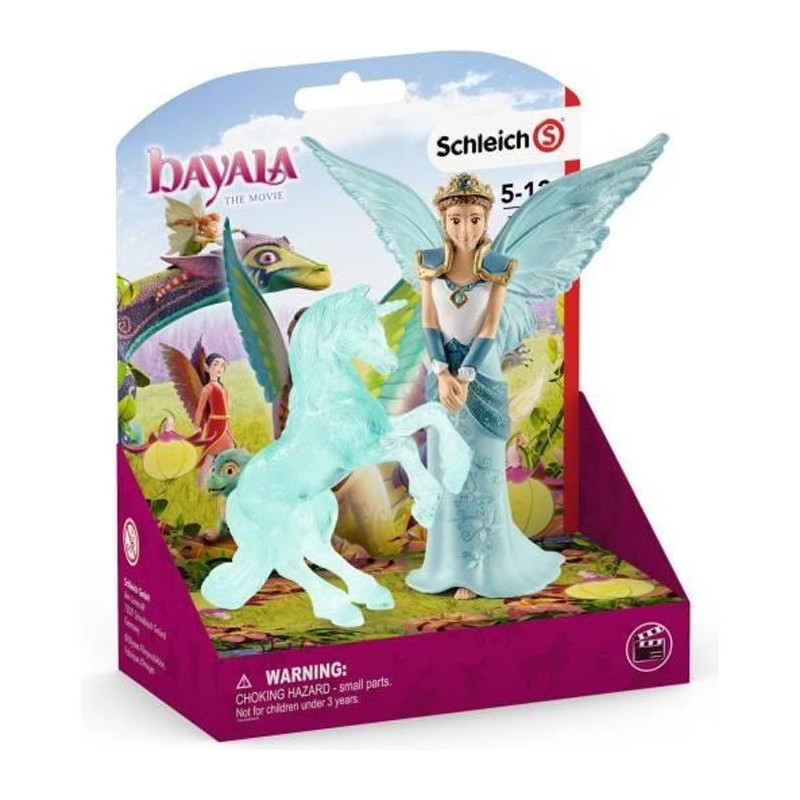 SCHLEICH - FILM Eyela avec sculpture licorne de glace