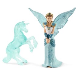 SCHLEICH - FILM Eyela avec sculpture licorne de glace