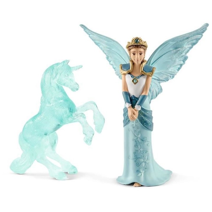 SCHLEICH - FILM Eyela avec sculpture licorne de glace