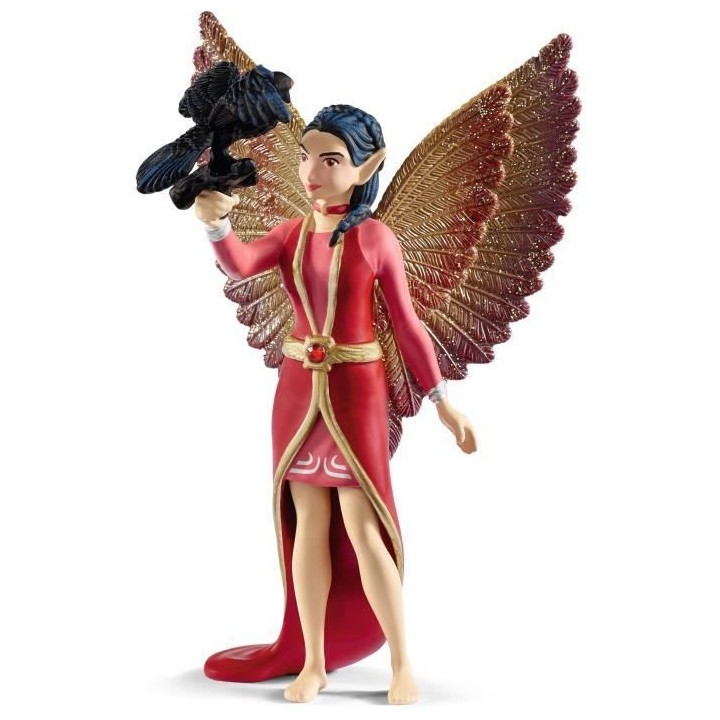 SCHLEICH FILM Nuray avec corbeau Munyn - 70586 - Bayala