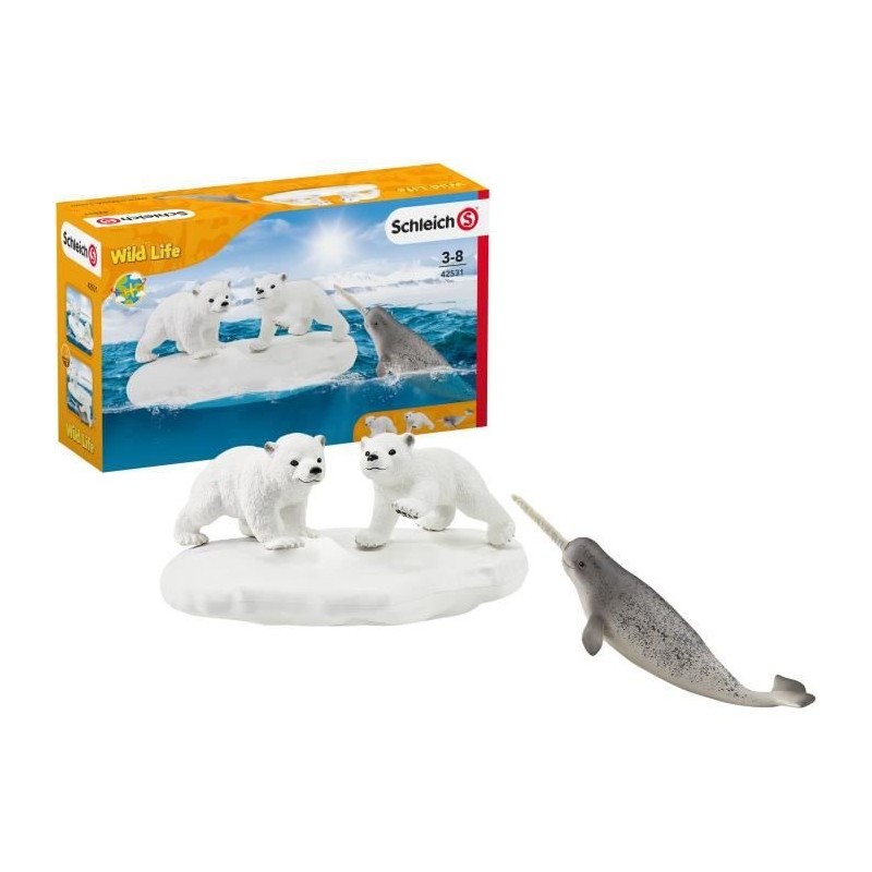 SCHLEICH - Glissade des ours polaires