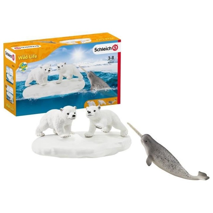 SCHLEICH - Glissade des ours polaires