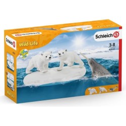 SCHLEICH - Glissade des ours polaires