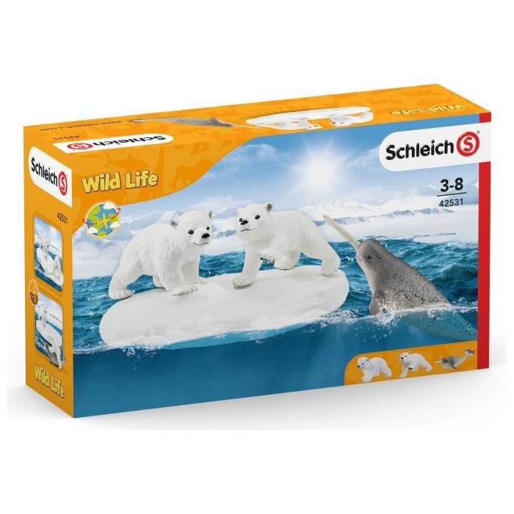 SCHLEICH - Glissade des ours polaires