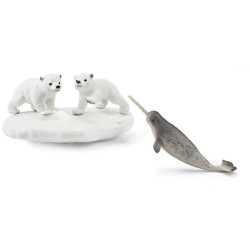 SCHLEICH - Glissade des ours polaires