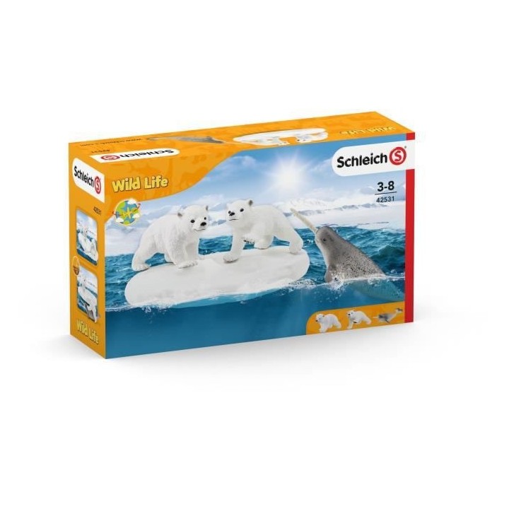 SCHLEICH - Glissade des ours polaires