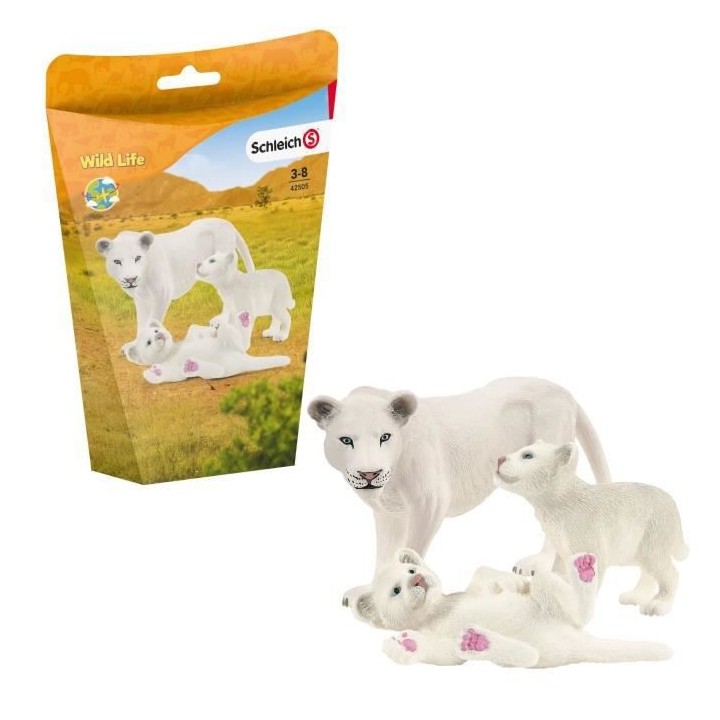 SCHLEICH - Lionne avec bébés - 42505