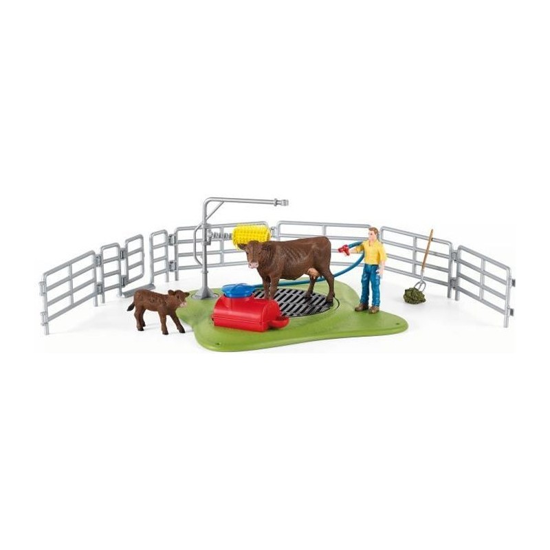 SCHLEICH Station de lavage pour vaches