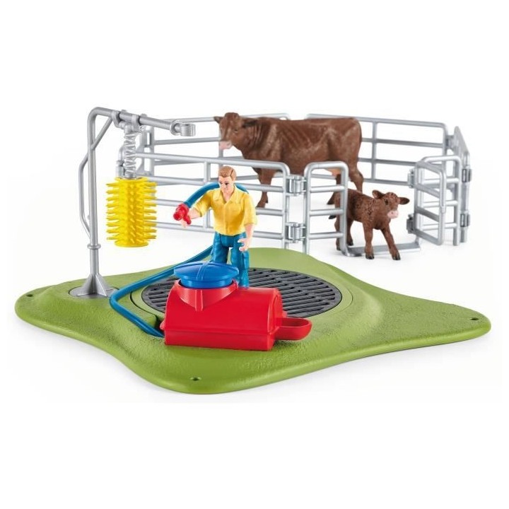 SCHLEICH Station de lavage pour vaches