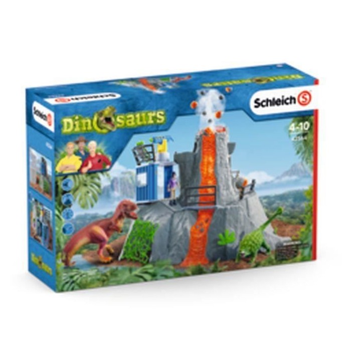 SCHLEICH - Expédition au grand volcan - 42564 - Les dinosaures