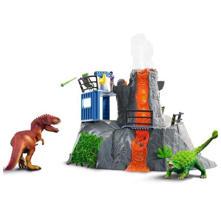 SCHLEICH - Expédition au grand volcan - 42564 - Les dinosaures