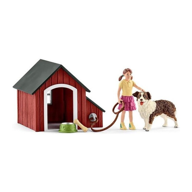 Schleich Figurine 42376 - Animal de la ferme - Niche