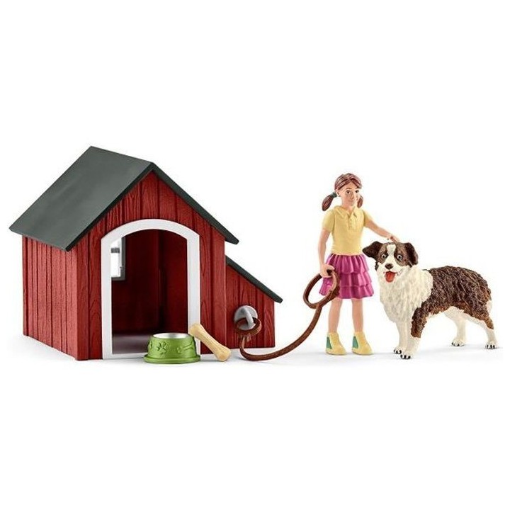 Schleich Figurine 42376 - Animal de la ferme - Niche