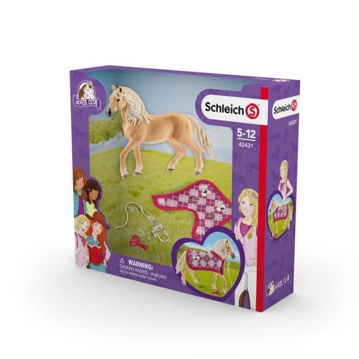 SCHLEICH - Figurine 42431 La création de mode d'Horse Club Sofia