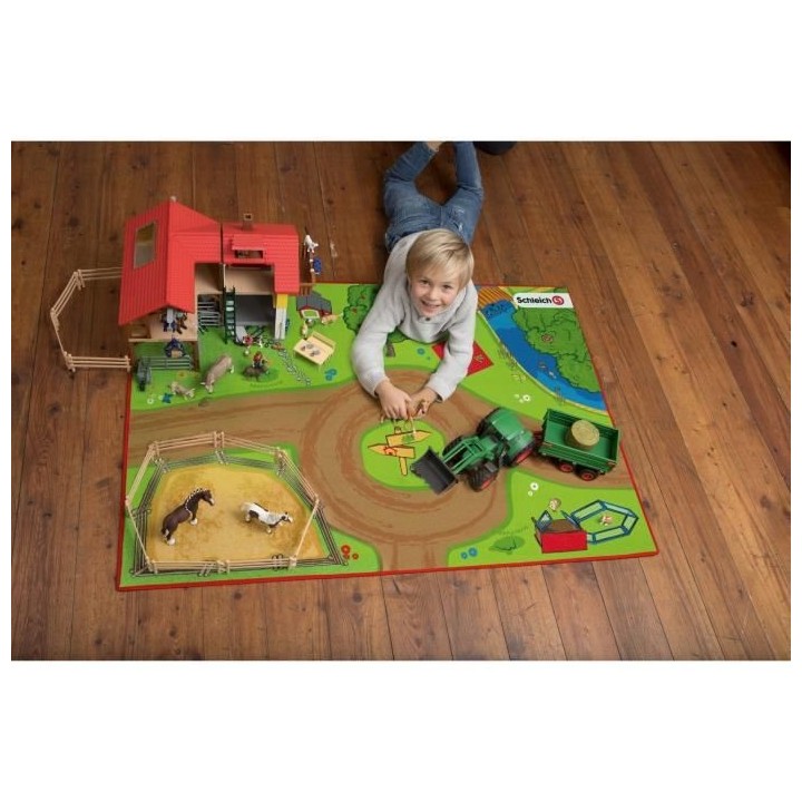 SCHLEICH - Figurine 42442 Tapis de jeu pour la ferme