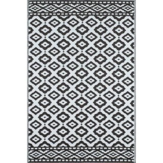 Tapis Tropique réversible - Scoobi 112 - Noir - 100% polypropylene -