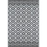 Tapis Tropique réversible - Scoobi 112 - Noir - 100% polypropylene - 120 x 180 cm - Extérieur - NAZAR